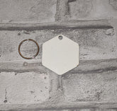 Hexagon Sublimation Keychain MDF-Sublimation Blank-Elliott Creations
